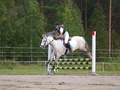 Nea Heikkinen - Backwood's Cha-Cha-Cha, 1-tason esteratsastuskilpailut Vuokatti Ratsuteam Ay:n kentällä Tipasojalla elokuussa 2016